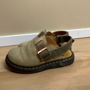 Doc Marten Jorge Slingbavk Clog in Olive